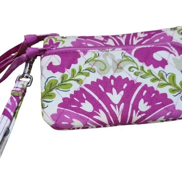 Vera Bradley Julep Tulip Purple Wristlet - Picture 2 of 8